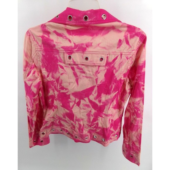 Dancing Couture Paris womens jacket pink small Zip up. barbiecore - Picture 8 of 10